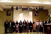 مراسم تکریم و معارفه رئیس پیشین و جدید پردیس بین الملل دانشکده دندانپزشکی  دانشگاه علوم پزشکی تهران
