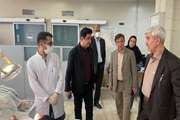 بازدید معاون توسعه مدیریت و برنامه ریزی منابع دانشگاه علوم پزشکی تهران از دانشکده دندانپزشکی