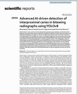 Advanced AI-driven detection of interproximal caries in bitewing radiographs using YOLOv8
