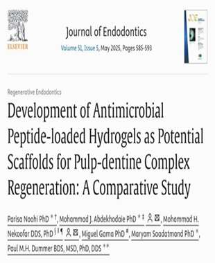 Development of Antimicrobial Peptide-loaded Hydrogels as Potential Scaffolds for Pulp-dentine Complex Regeneration: A Comparativ