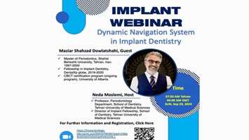 Upcoming Implant Webinar on Dynamic Navigation System in Implant Dentistry